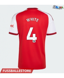 Günstige Arsenal Ben White #4 Heimtrikot 2026-27 Kurzarm